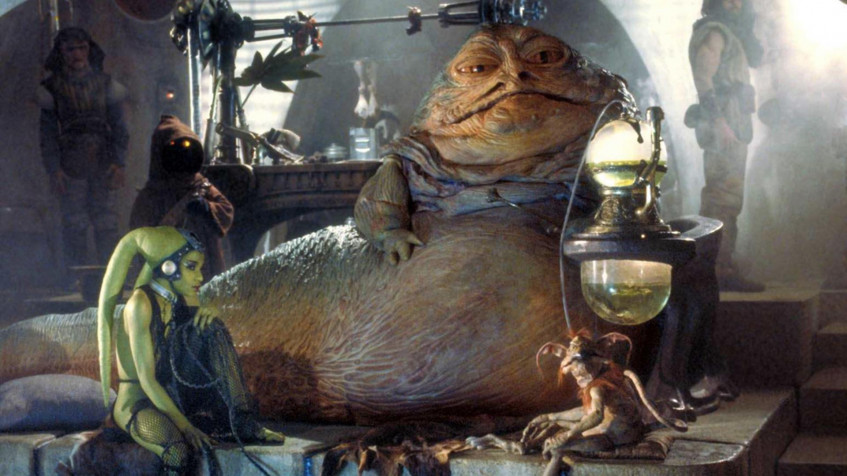 Jabba The Hutt Full HD 1080p Wallpaper 1920x1080px