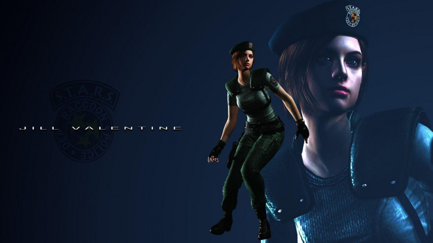 Jill Valentine Full HD 1080p Wallpaper 1920x1080px