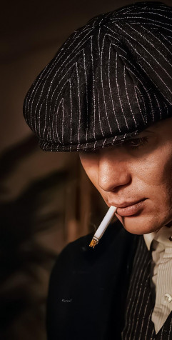 Thomas Shelby Smoking iPhone Background 1038x2048px