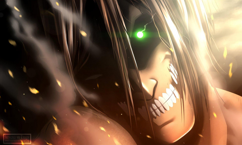 Attack On Titan Hd Background Image 1920x1153px