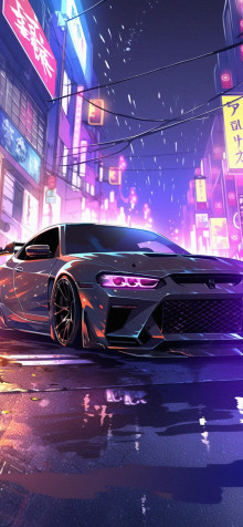 Street Racing iPhone Wallpaper 1183x2560px