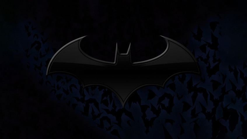 Batman Logo Desktop Background 3840x2159px