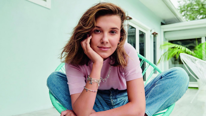 Millie Bobby Brown Full HD 1080p Wallpaper 1920x1080px