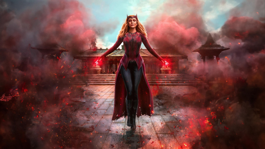 Scarlet Witch Background Image 5120x2880px