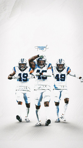 Carolina Panthers iPhone Background 1080x1920px