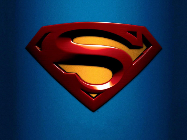 Superman Logo Desktop HD Background 1600x1200px