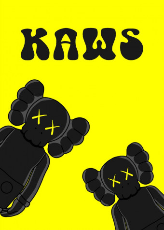 Kaws Phone Background 929x1300px