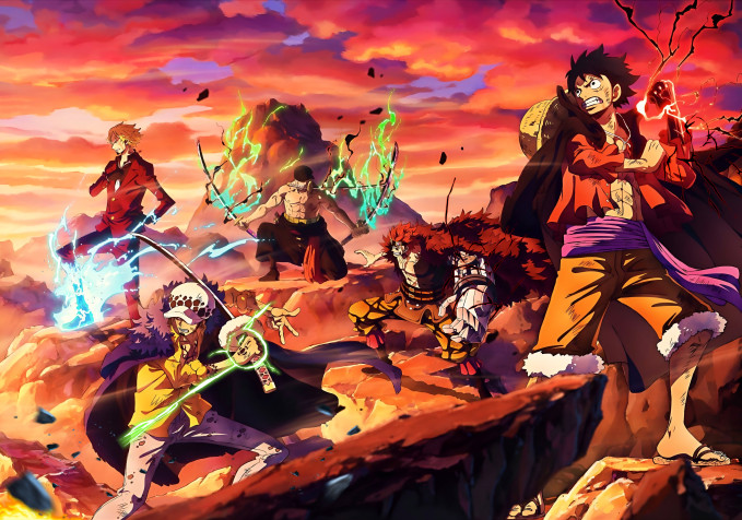 Cool One Piece HD Background 4000x2804px