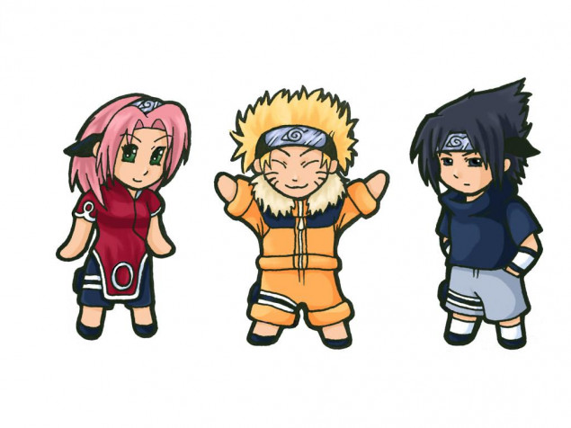 Sasuke Chibi MacBook Wallpaper 1024x768px