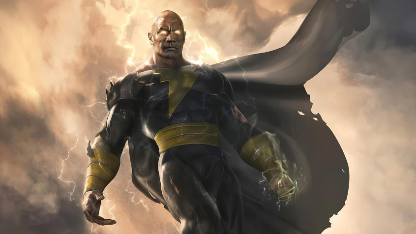 Black Adam MacBook Wallpaper 3276x1843px