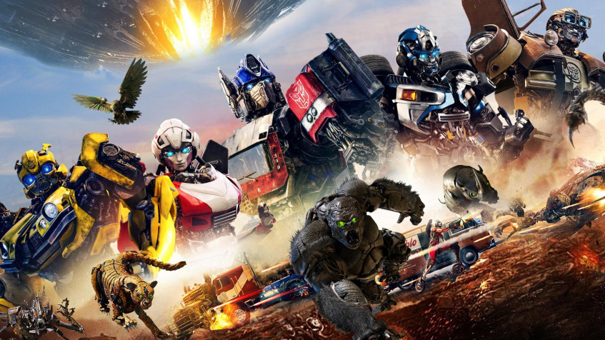 Transformers Rise Of The Beasts Full HD 1080p Wallpaper 1920x1080px