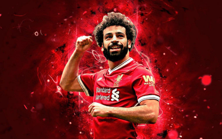 Mohamed Salah Widescreen HD Wallpaper 1920x1200px