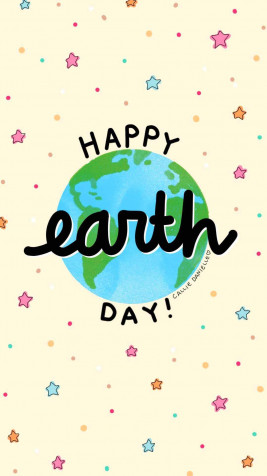 Earth Day Phone Background Image 1080x1920px