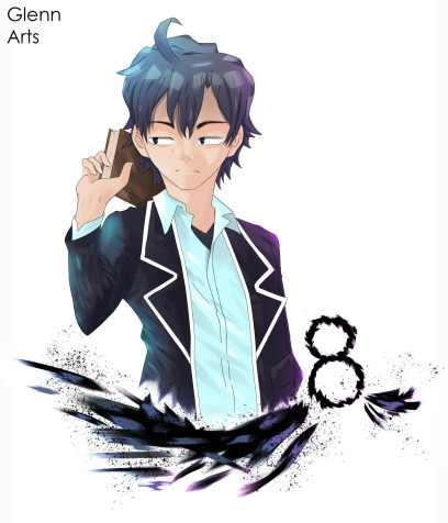 Hachiman Hikigaya Phone Wallpaper 1280x1490px