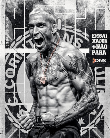 Charles Oliveira iPhone Background Image 1080x1350px