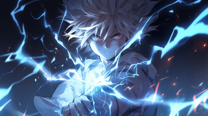 Killua MacBook Wallpaper 2912x1632px