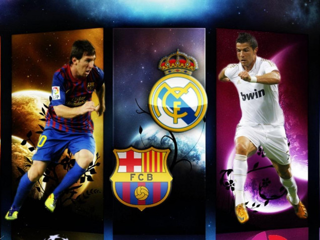 Ronaldo And Messi Desktop HD Background 1024x768px