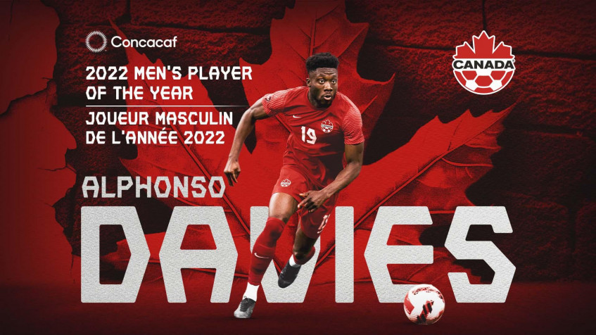 Alphonso Davies Full HD 1080p Wallpaper 1920x1080px