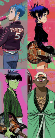 Gorillaz Wallpaper for Mobile 1032x2576px