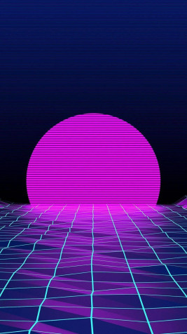 Vaporwave iPhone Background 1080x1920px