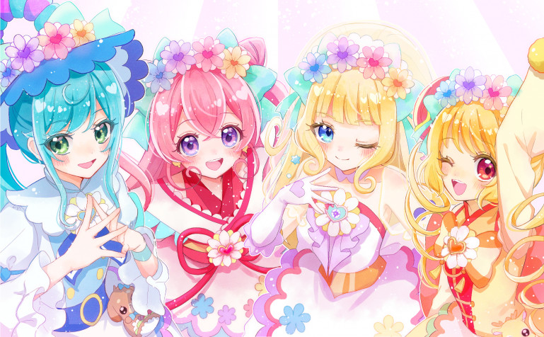 Delicious Party Precure Desktop HD Background 2226x1378px