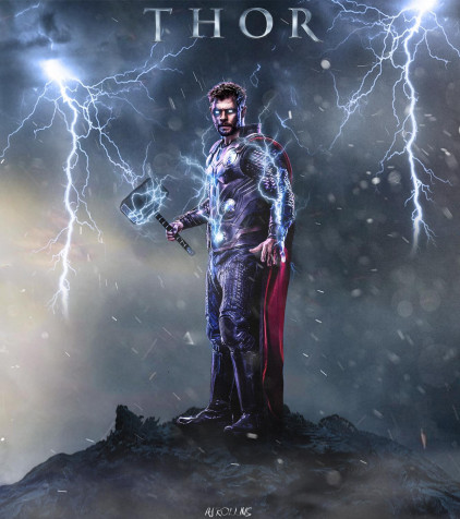 Cool Thor Wallpaper for Mobile 1332x1500px