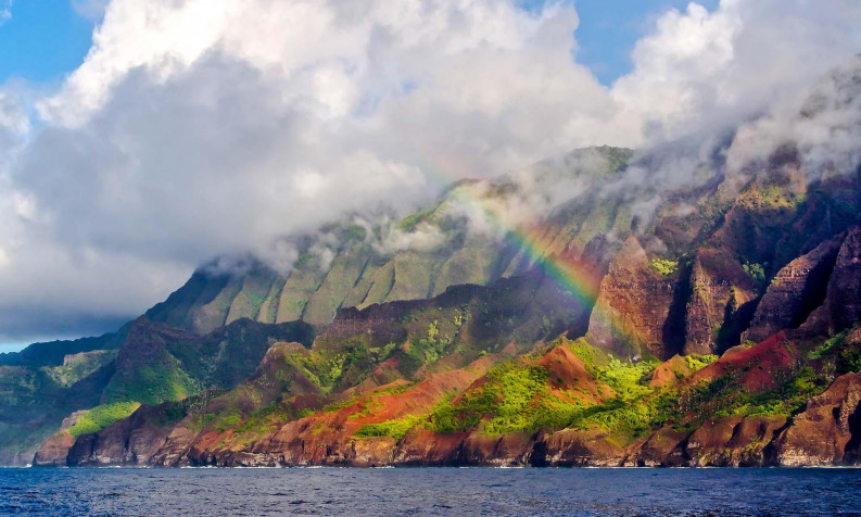 Na Pali Coast HD Background 2000x1200px