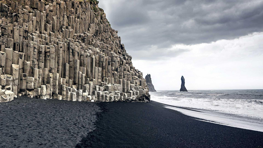 Reynisfjara Iceland Full HD 1080p Wallpaper 1920x1080px