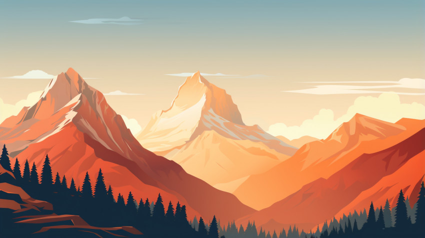 Landscape MacBook Wallpaper 1456x816px