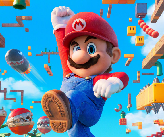 Mario Bros HD Background 3158x2632px