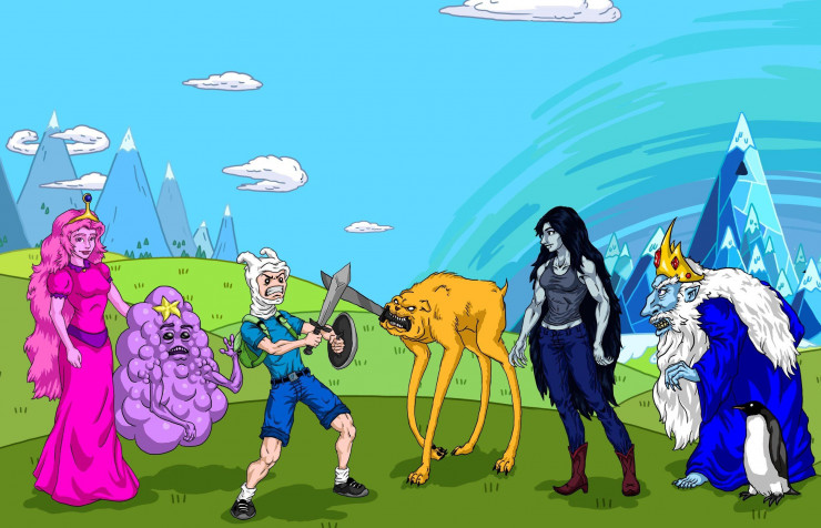 Adventure Time Wallpaper Image 2500x1607px