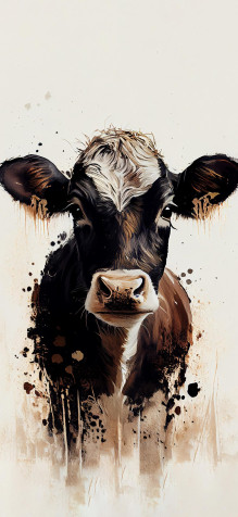 Cow Phone HD Background 1183x2560px