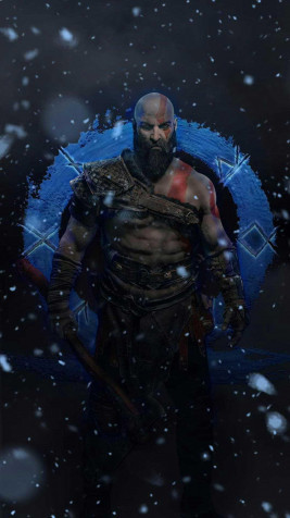 God Of War Ragnarok Phone Background 1080x1920px