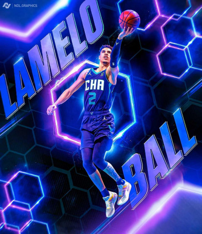 Lamelo Ball Phone Background 1300x1500px