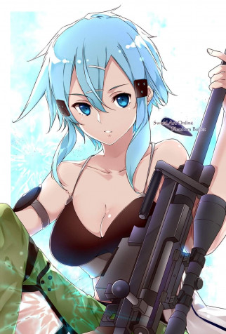 Sinon Android Wallpaper Image 1080x1595px