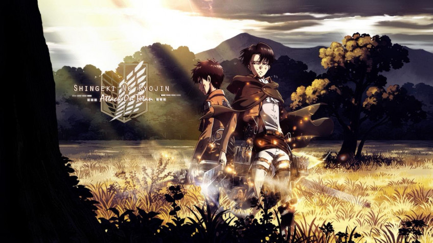 Attack On Titan Desktop Wallpaper 1366x768px