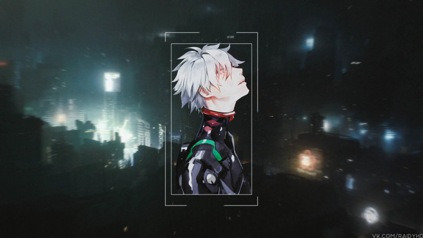 Kaworu Nagisa Full HD 1080p Wallpaper 1920x1080px