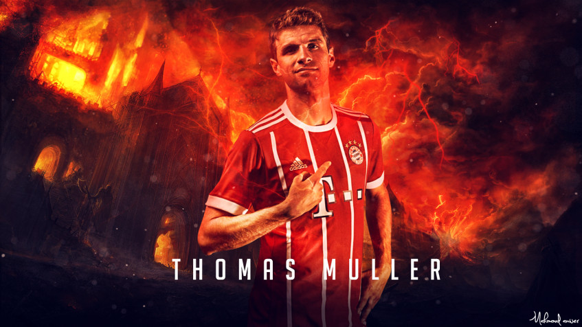 Thomas Muller Desktop Background 1600x900px