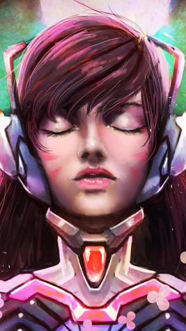 Dva Overwatch Android Wallpaper Image 1080x1920px