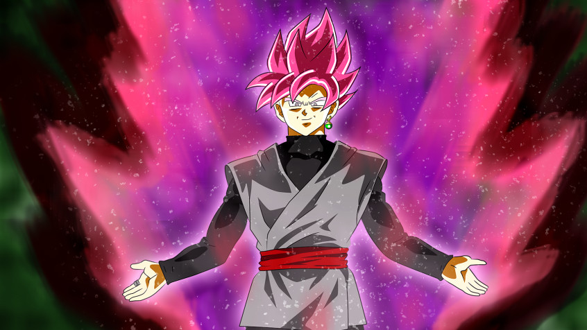 Super Saiyan Rose Goku Black Laptop Wallpaper 1706x960px