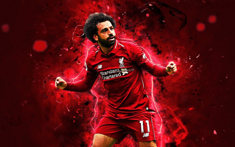 Mohamed Salah Widescreen HD Wallpaper 1920x1200px