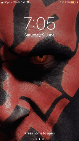 Darth Maul iPhone Background Image 1242x2208px