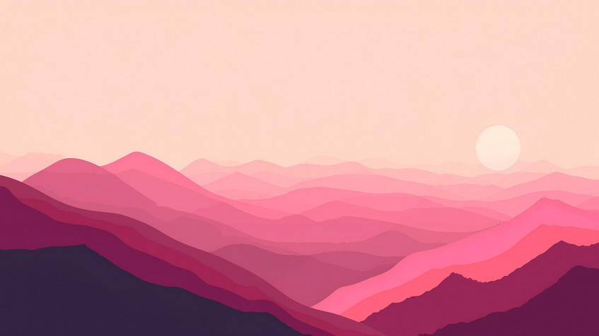 Pink Minimalist Pc HD Background 1536x864px