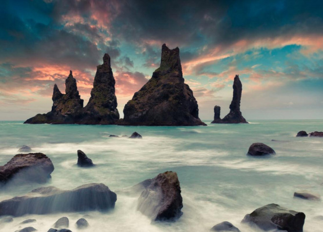 Reynisfjara Iceland Desktop Background 1112x800px