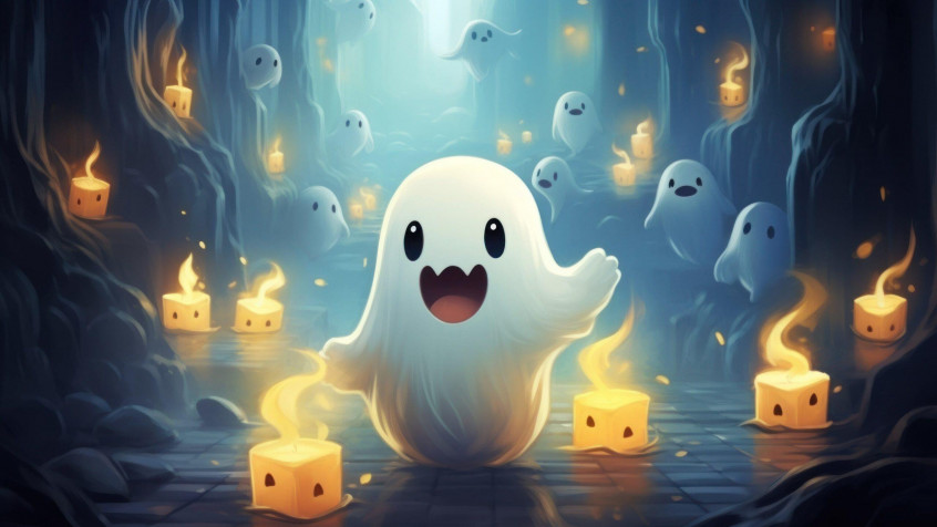 Ghost 2k QHD Wallpaper 2560x1440px