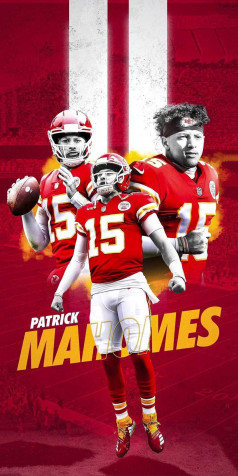 Patrick Mahomes Phone Background 1080x2160px