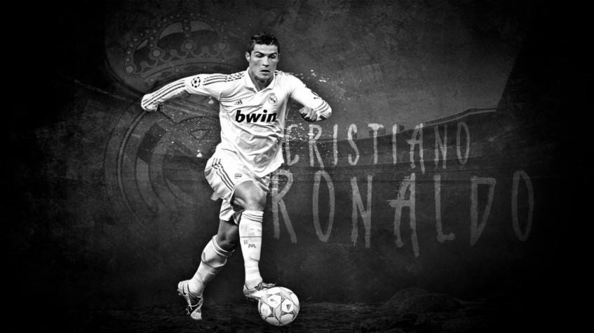 Ronaldo Black Full HD 1080p Wallpaper 1920x1080px