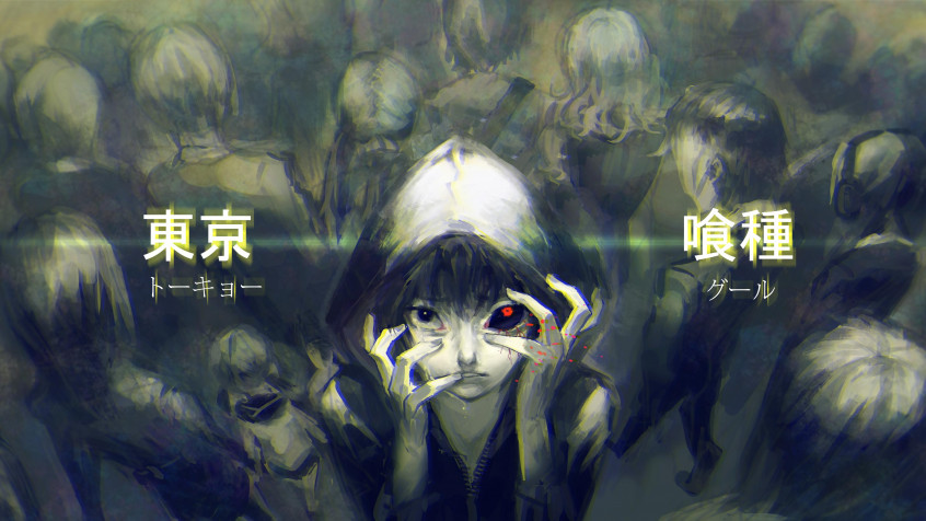 Ken Kaneki Laptop Background 4096x2304px