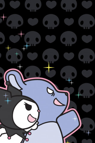 Kuromi Phone Wallpaper 1280x1920px