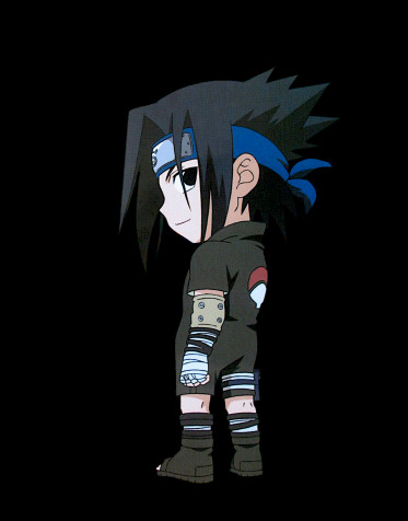 Sasuke Chibi Phone Background 1280x1633px